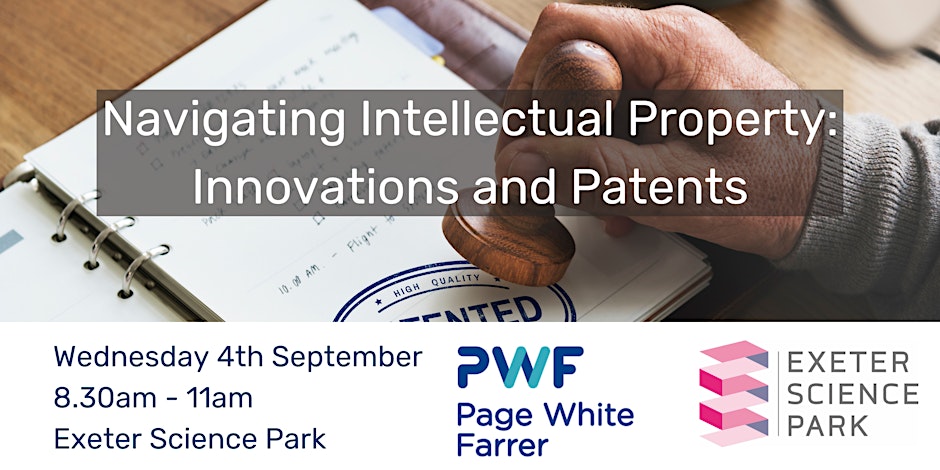 Exeter Science Park Intellectual Property event