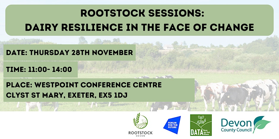 Banner for Rootstock dairy event