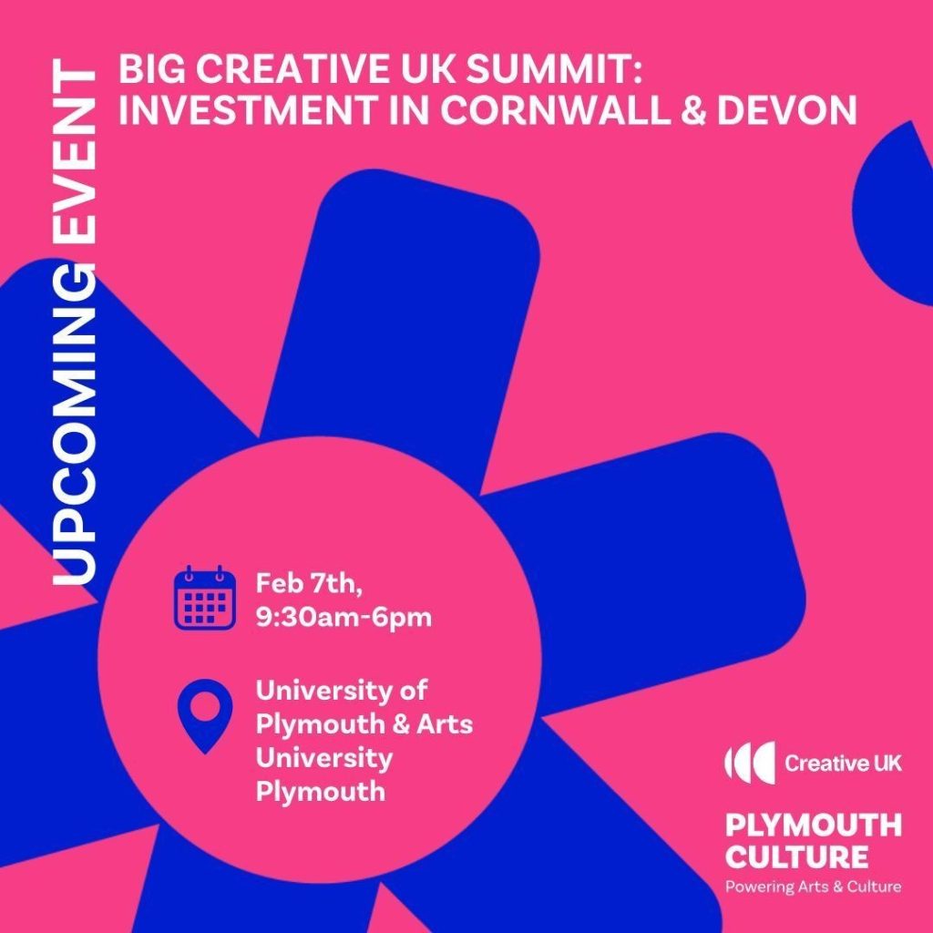 Banner for Plymouth Big Creative Summit